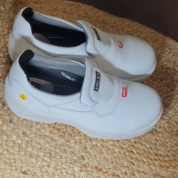 JALAS Work And Safety Shoes White Slip-On - Picture 3 of 8